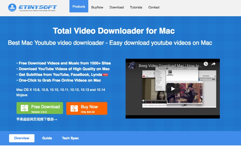 download videos from any website mac free