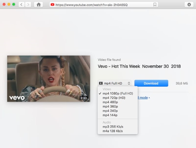 download vevo videos free mac
